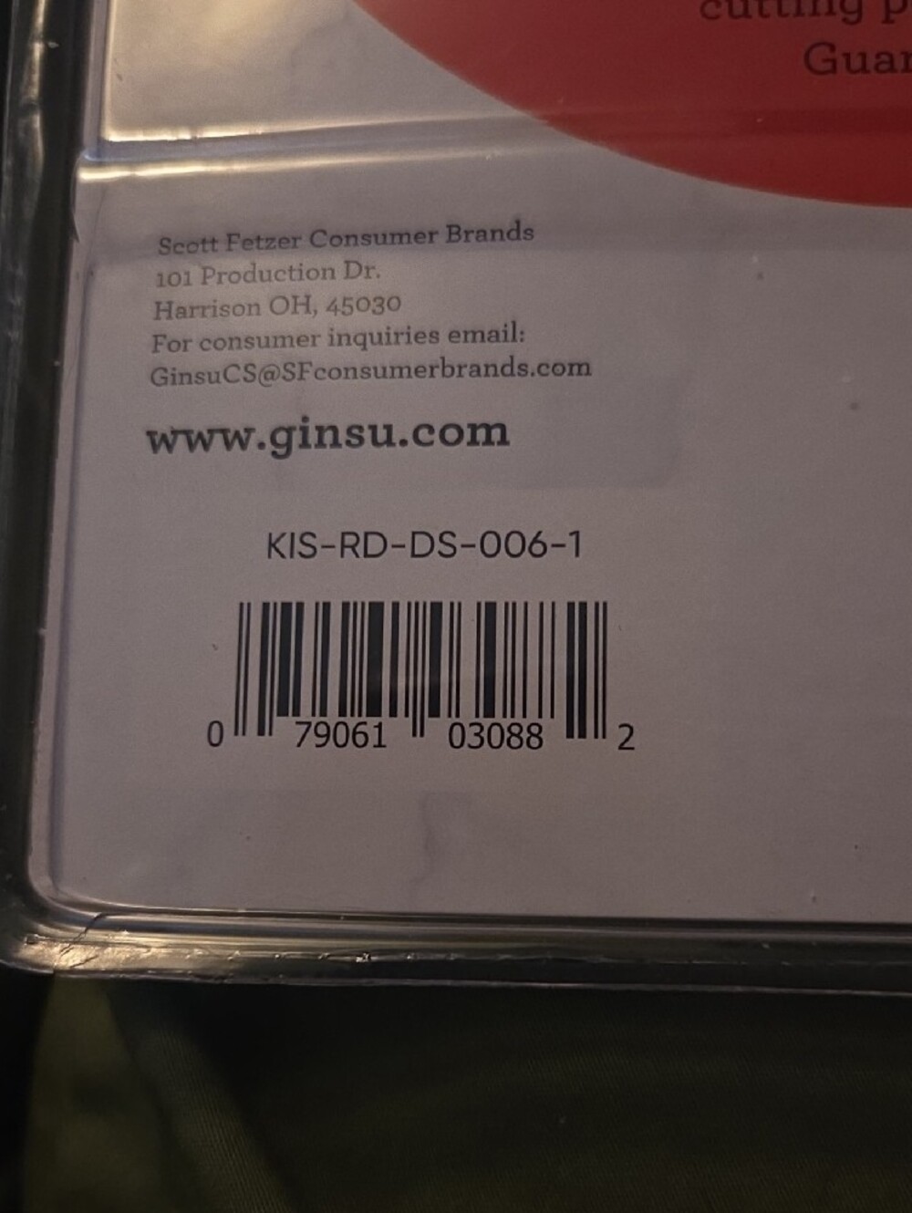 Ginsu Kiso Red Steak Knife Set - 6-Piece - Picture 6 of 6
